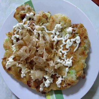 余った生姜焼きで豚玉